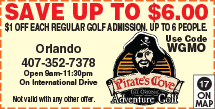 Discount Coupon for Pirate’s Cove Adventure Golf - Orlando - I-Drive